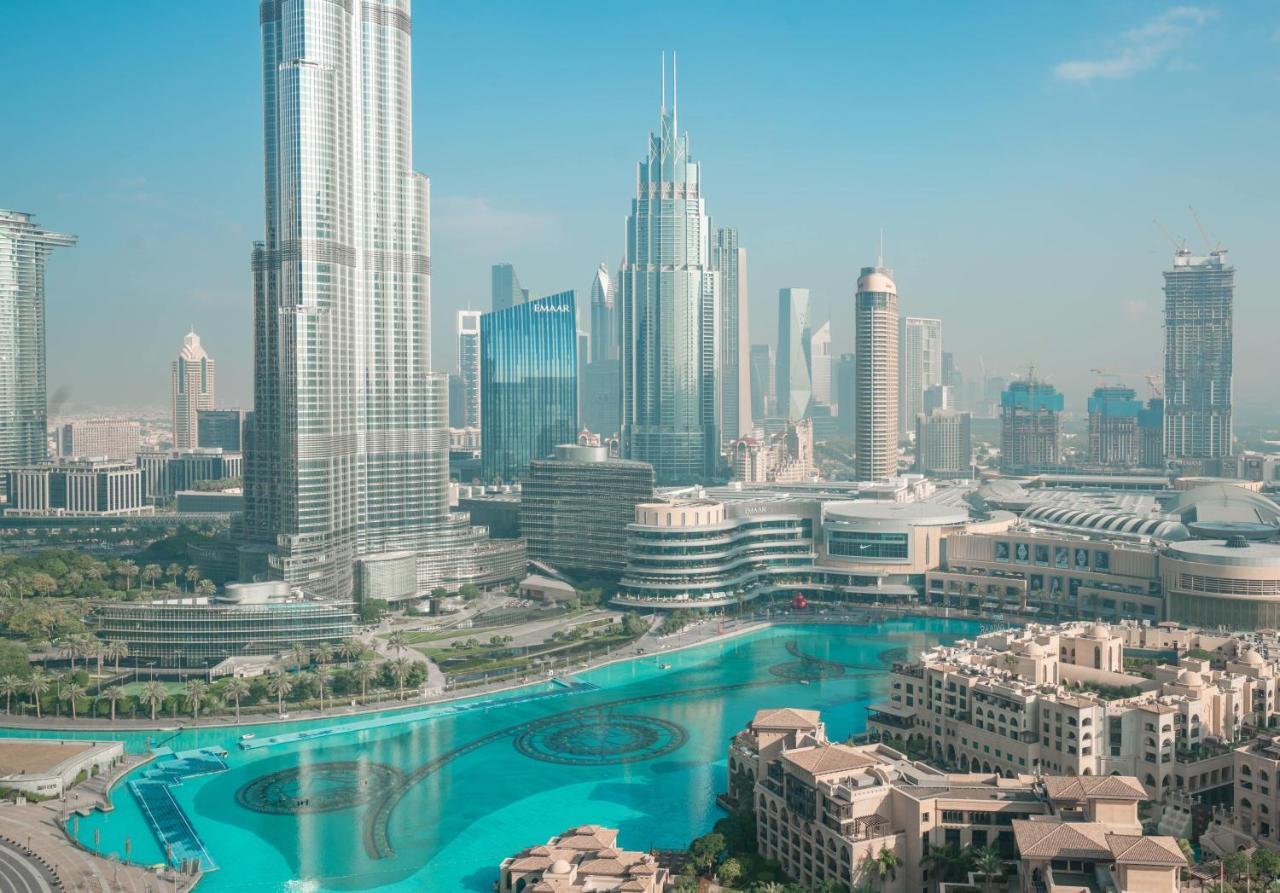 Elite Royal Apartment - Full Burj Khalifa & Fountain View - Palace Дубай Екстериор снимка